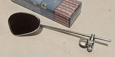 Spiegel LINKS passend für Zündapp Hercules Kreidler  Schelle BUMM Germany OVAL 110 mm Saisonangebot