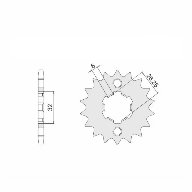 Meistverkauft Ritzel 19 Zähne Teilung 530 passend für Laverda
