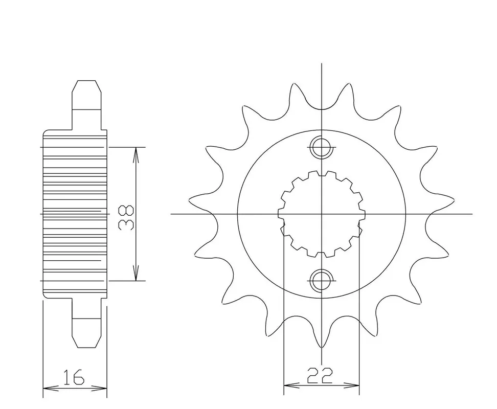 Ritzel 15 Zähne Teilung 520 passend für Ducati Günstig