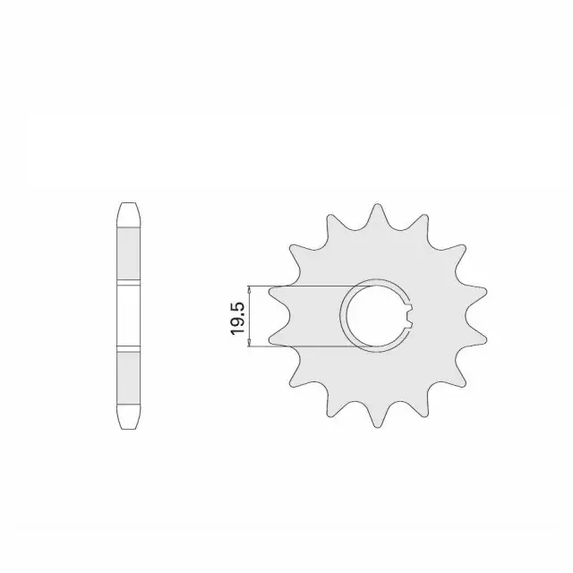 Super-Preis Ritzel 16 Zähne Teilung 525 passend für Suzuki TS250
