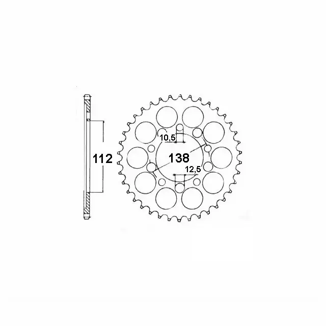 Kettenrad Aluminium Z-50 passend für Honda, Yamaha, MZ Sale