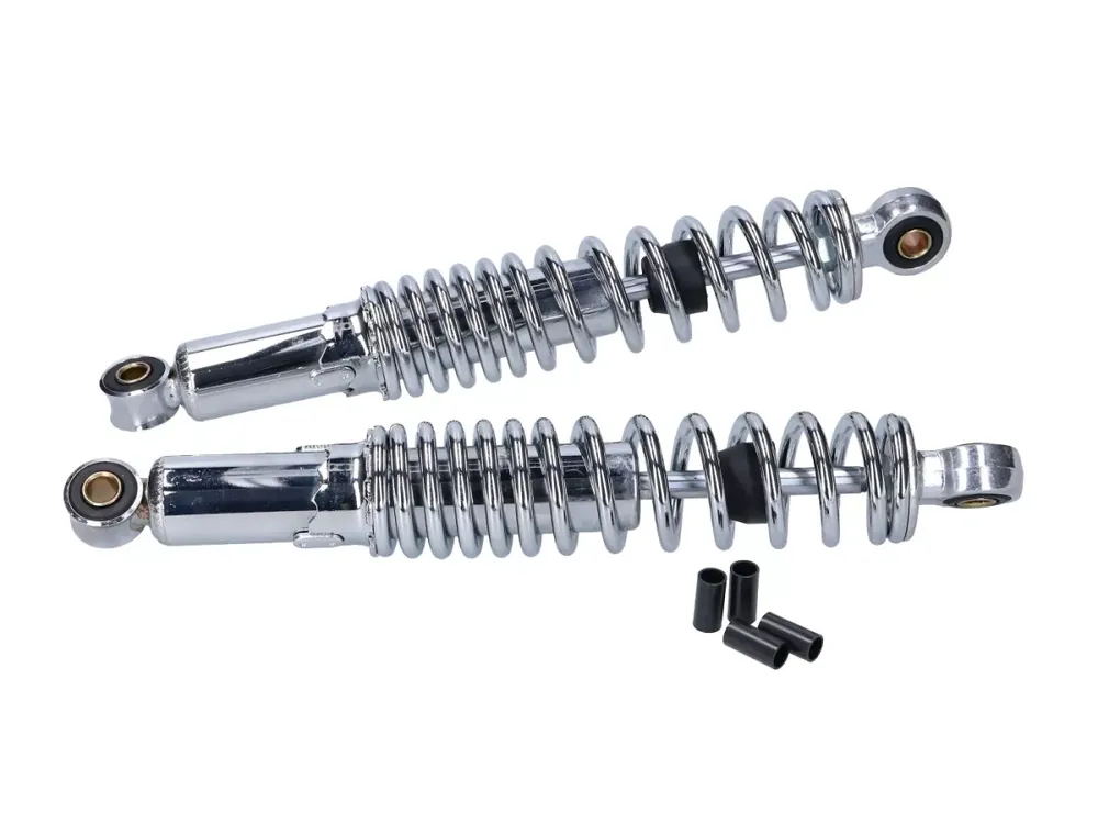 Stoßdämpfer Satz hinten 310mm Chrom Aktuell