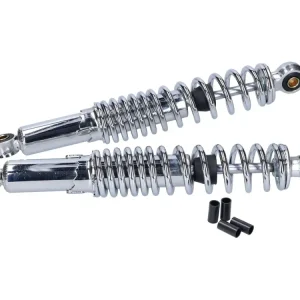 Kostenloser Rückversand Stoßdämpfer Satz hinten 320mm Chrom