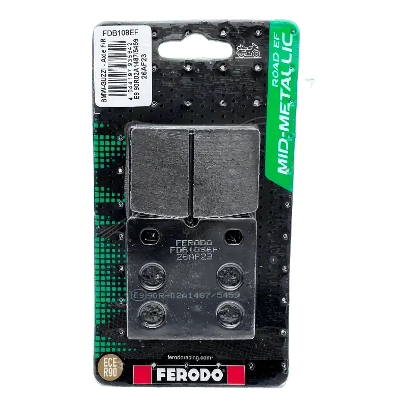 Ferodo Bremsbeläge FDB108EF Organisch ECE R90 Heißes Angebot