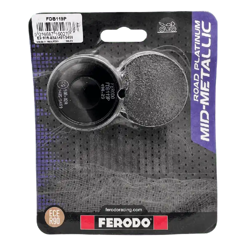 Ferodo Bremsbeläge FDB119P Organisch ECE R90 Preisreduziert