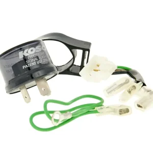 Blinkgeber Koso digital für LED oder Standard - 3-polig 12V mit Adapterkabel Neu Im Sortiment