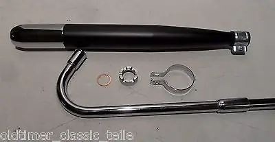 Zertifiziert Auspuffanlage Auspuff Hercules g3 Sachs 503/d Motor wie Original Mofa NEU