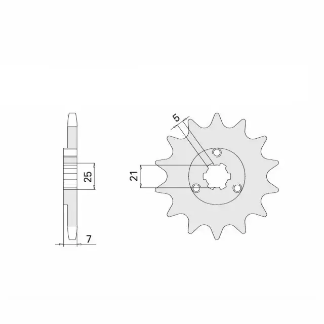 Neu Im Sortiment Ritzel 15 Zähne Teilung 520 passend für Suzuki