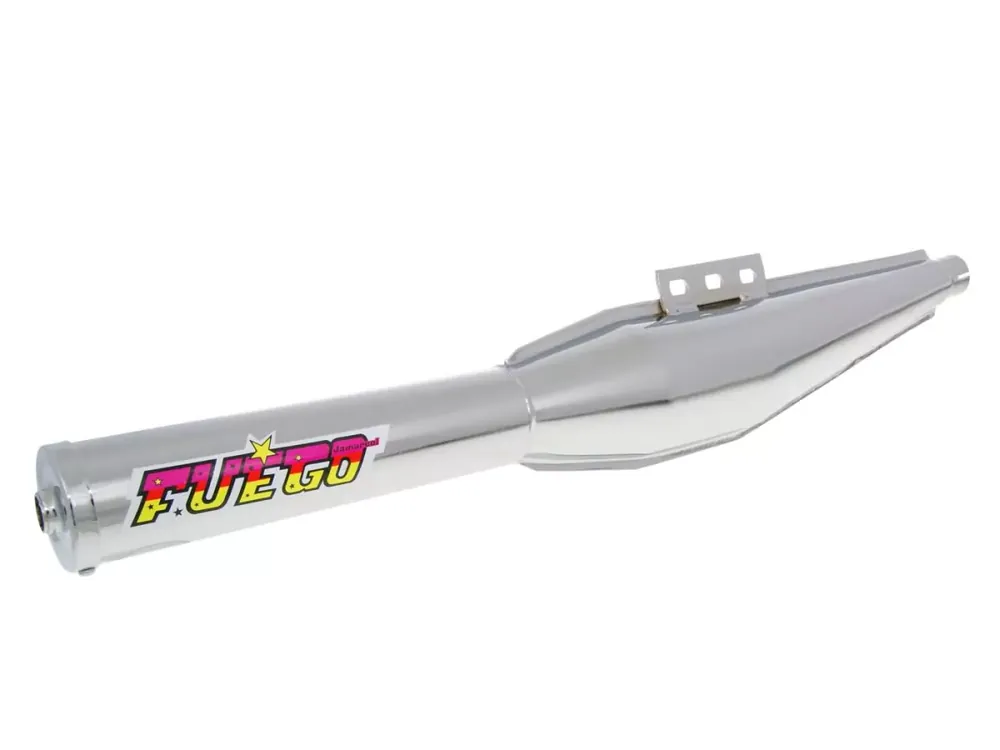 Auspuff Chrom für Puch Maxi N Offroad / Cross Zertifiziert