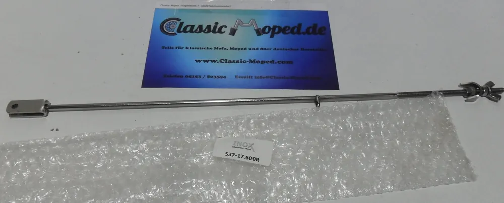 Passend für Zündapp Bremsstange KS 80 Super Edelstahl 537-17.600 / R NEU Angebot