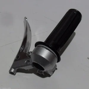 Gasgriff Silber Hebel spitz Moped Hercules MK Kreidler Puch NEU Neue Ware