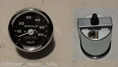 Preisknaller Tacho Tachometer Einbaumaß 60mm 60 km/h Hercules Sachs Mofa Prima 5 6 GX Optima