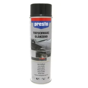 Rallye-Spray Presto schwarz glänzend 500ml Sonderaktion