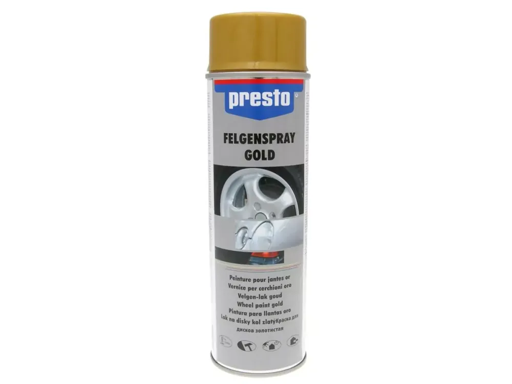 Kostenloser Versand Felgenspray Presto gold 500ml