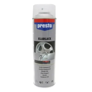 Klarlack Presto glänzend für Felgenspray 500ml Neuheit