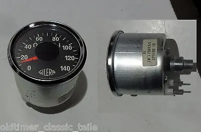 Must-Have Gilera Tacho 140 km/h Einbaumaß 60 mm Oldtimer Motorrad Moped Kleinkraftrad