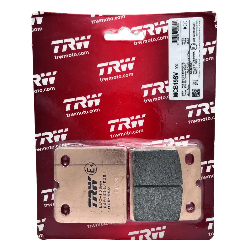 TRW Lucas Bremsbeläge MCB19SV Sinter ECE R90 Vorne Ausverkauf
