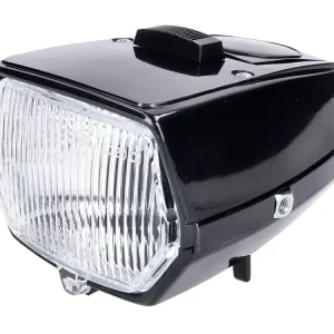 Scheinwerfer eckig schwarz für Mofa Neu Im Sortiment