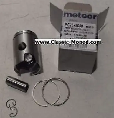 Vespa Ciao Boxer Si Kolben Meteor Übermaß 38,4 mm 12mm Bolzen NEU Angebot