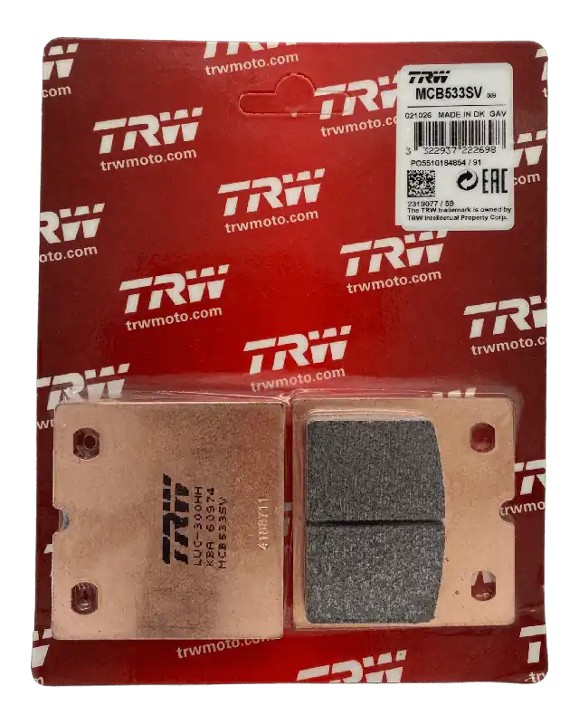 TRW Lucas Bremsbeläge MCB533SV Sinter ECE R90 Vorne Heißes Angebot