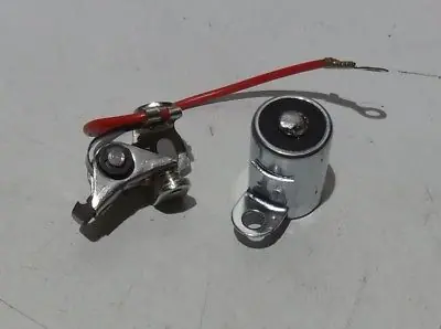 Top-Preis Hercules GT GX KTM SM Bora 25  Mofa Motoplat Zündkontakt Kondensator mit Lasche