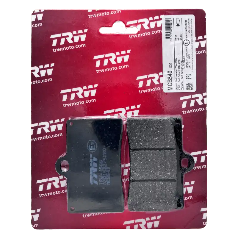 Markenprodukt TRW Lucas Bremsbeläge MCB540 Organisch ECE R90