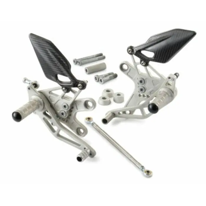 Fußrastenanlage Li. u. Re verstellbar Markenprodukt