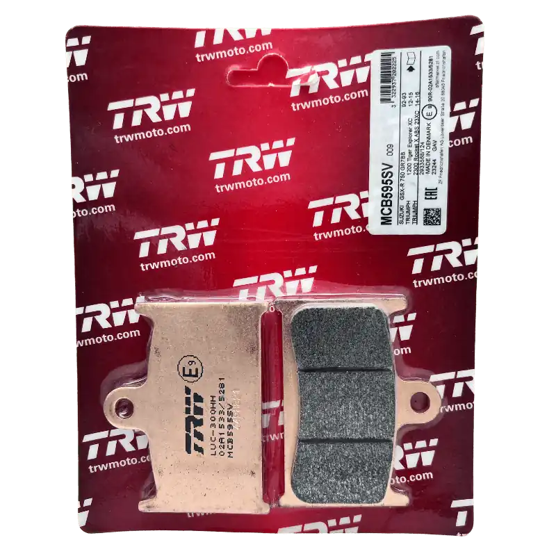 Bestpreis TRW Lucas Bremsbeläge MCB595SV Sinter ECE R90 Vorne