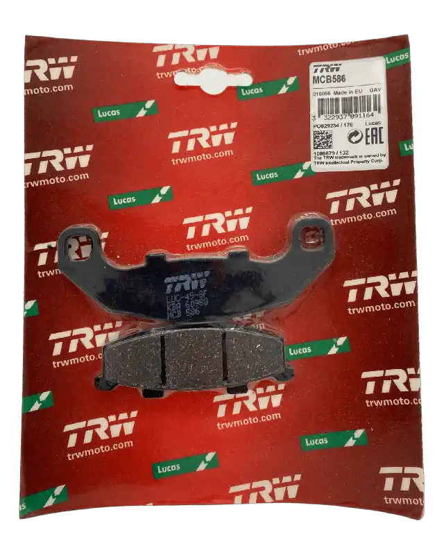 Neue Ware TRW Lucas Bremsbeläge MCB586 Organisch ECE R90