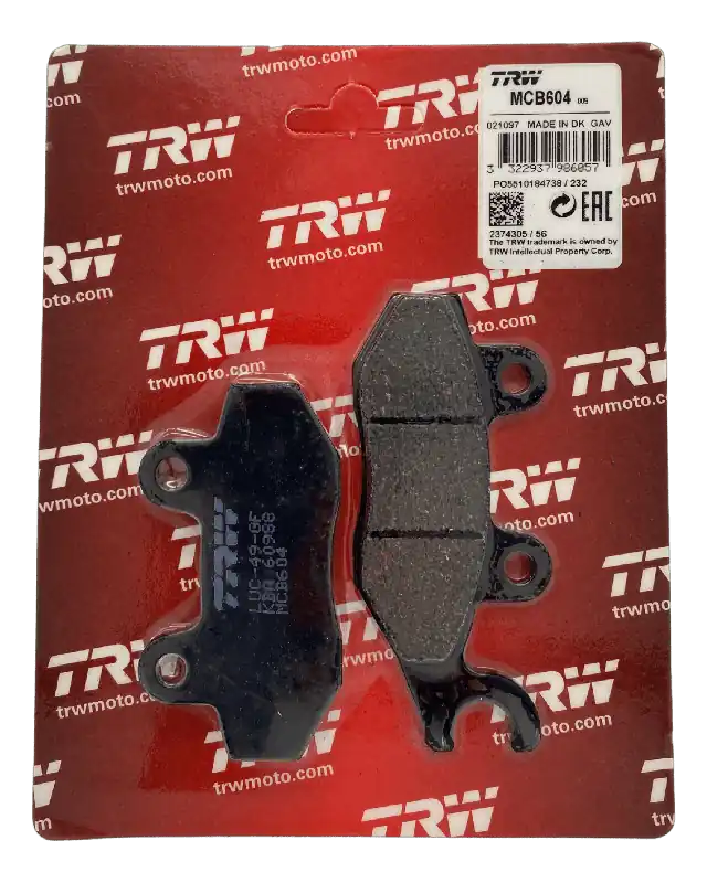 TRW Lucas Bremsbeläge MCB604 Organisch ECE R90 Hinten Garantierte Lieferung