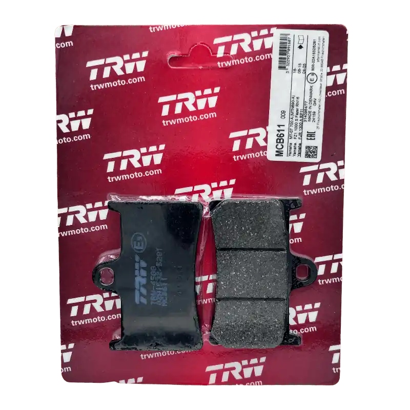 TRW Lucas Bremsbeläge MCB611 Organisch ECE R90 Vorne Meistverkauft