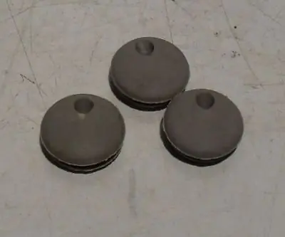 Expressversand Lampengummis Bowdenzugführung Grau passend für Zündapp NEU 3Stk.