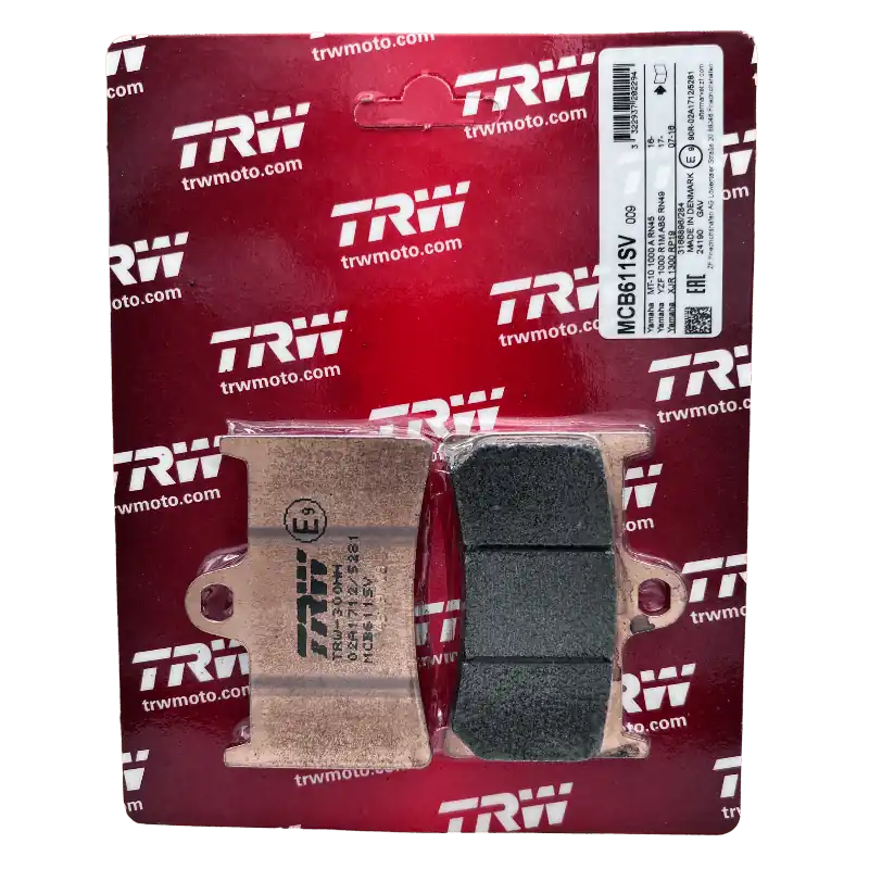 Meistverkauft TRW Lucas Bremsbeläge MCB611SV Sinter ECE R90 Vorne