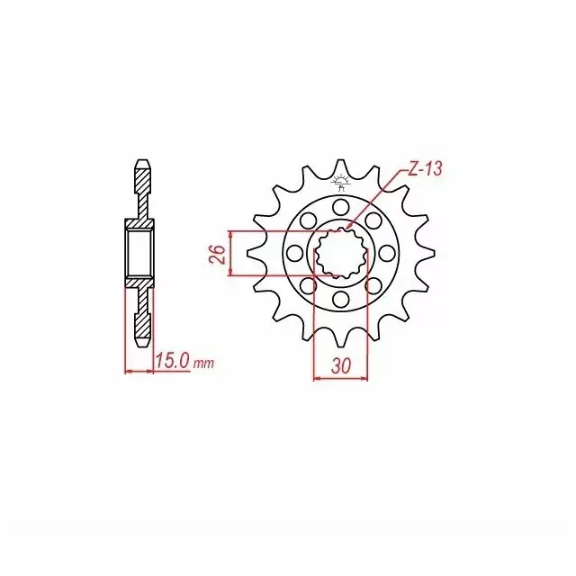 Sonderangebot Ritzel 16 Zähne Teilung 520 passend für BMW