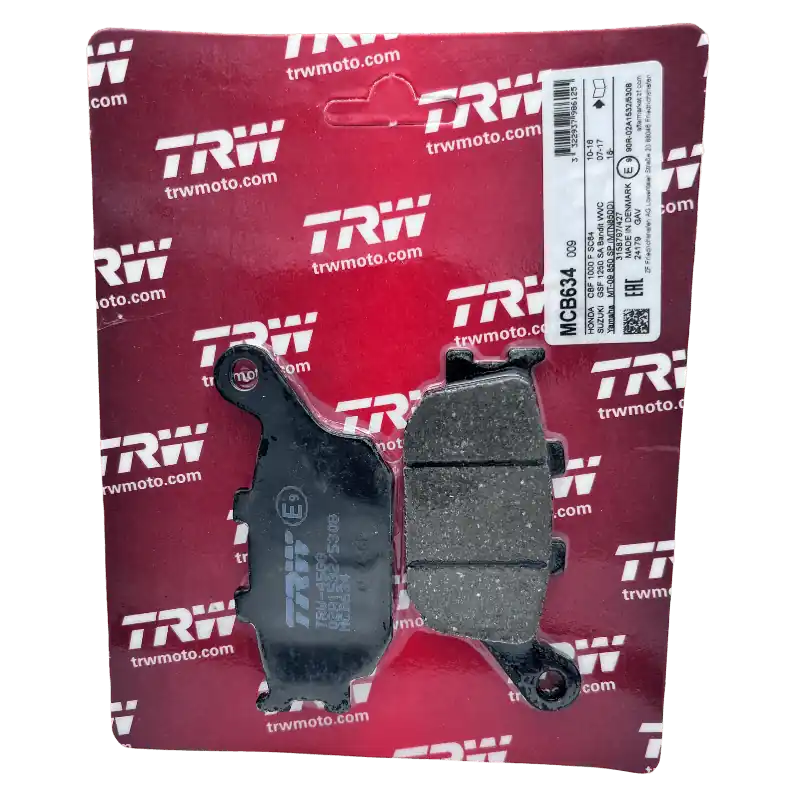 TRW Lucas Bremsbeläge MCB634 Organisch ECE R90 Hinten Echt