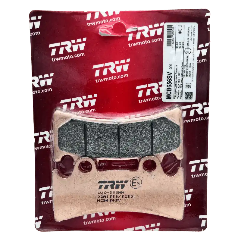Kostenloser Rückversand TRW Lucas Bremsbeläge MCB656SV Sinter ECE R90 Vorne