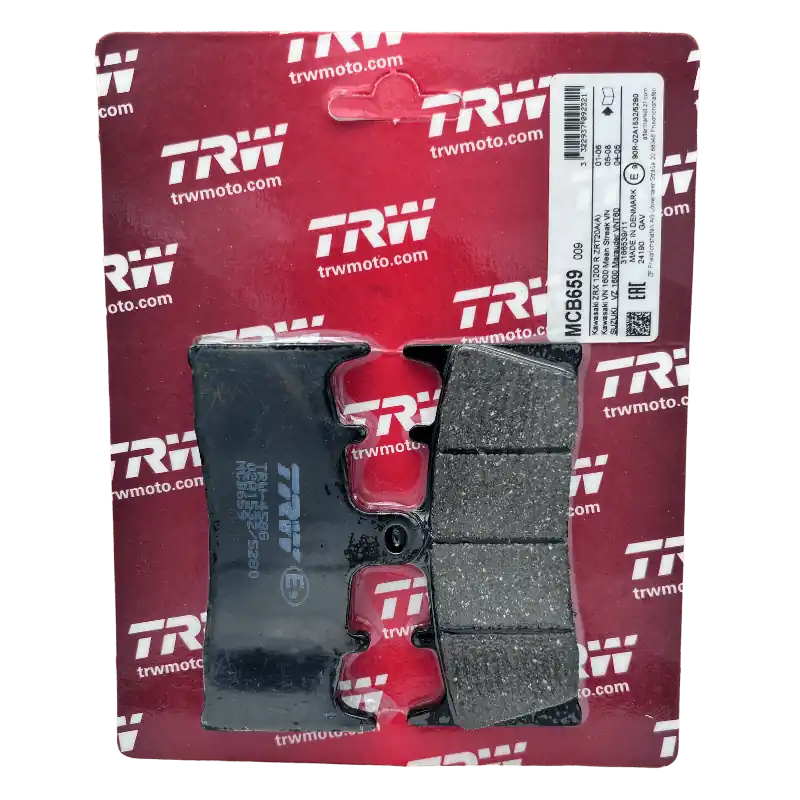 Must-Have TRW Lucas Bremsbeläge MCB659 Organisch ECE R90 Vorne