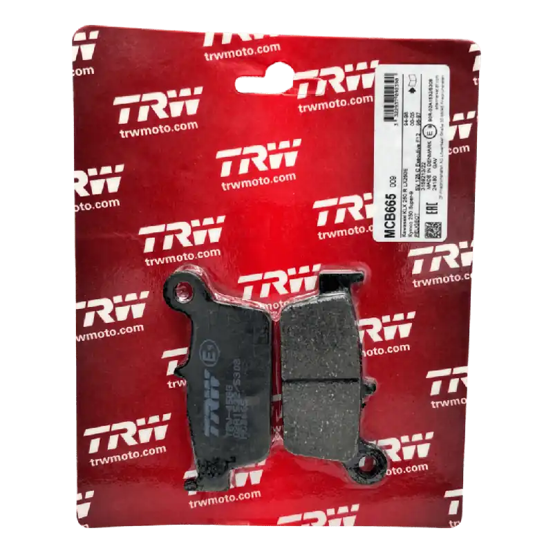Versand Am Gleichen Tag TRW Lucas Bremsbeläge MCB665 Organisch ECE R90