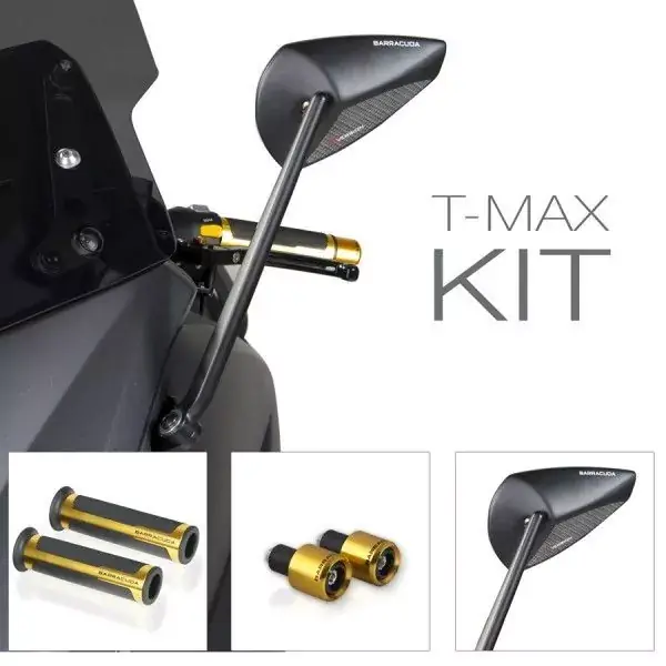 Solange Der Vorrat Reicht Barracuda Styling-Kit gold passend für Yamaha T-Max 530 2012-2016
