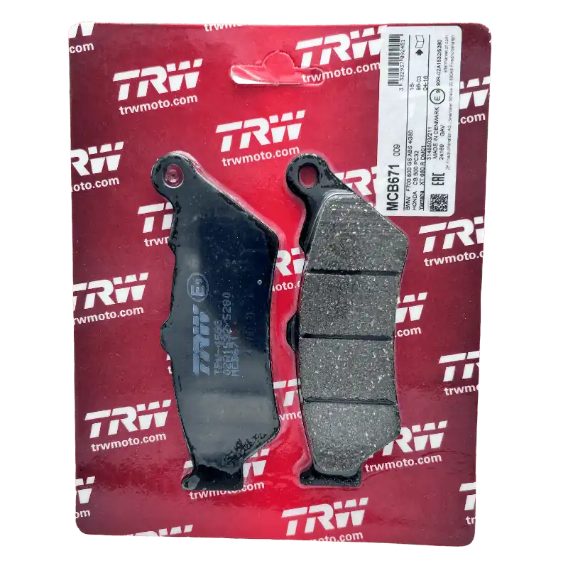 Geprüft TRW Lucas Bremsbeläge MCB671 Organisch ECE R90