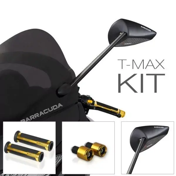 Meistverkauft Barracuda Styling-Kit passend für Yamaha T-Max 500 2008-2011 gold