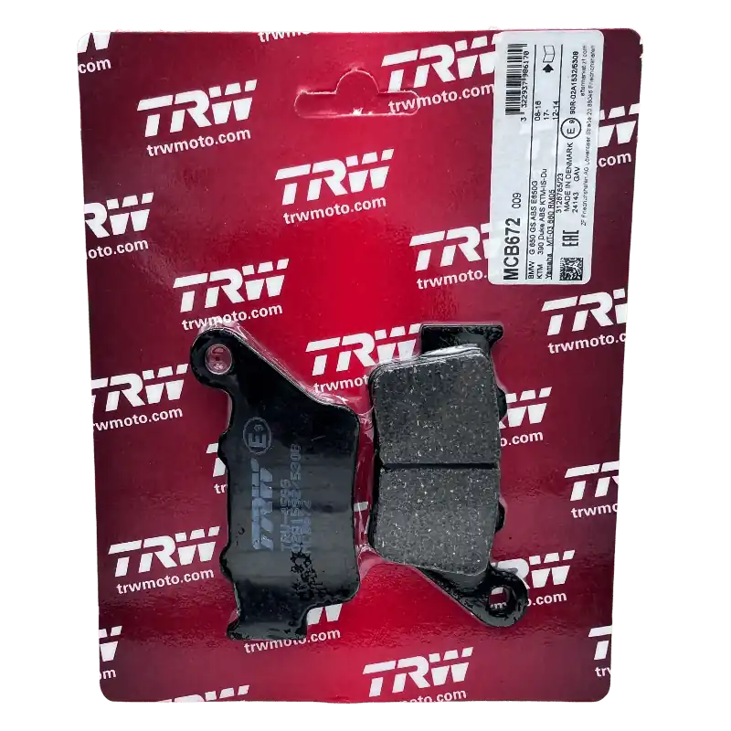 Meistverkauft TRW Lucas Bremsbeläge MCB672 Organisch ECE R90 Hinten