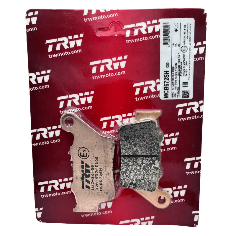 TRW Lucas Bremsbeläge MCB672SH Sinter ECE R90 Hinten Schneller Versand