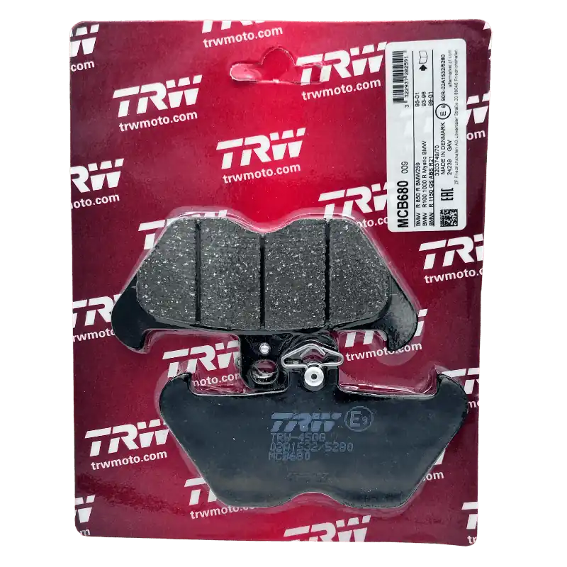TRW Lucas Bremsbeläge MCB680 Organisch ECE R90 Vorne Neue Kollektion