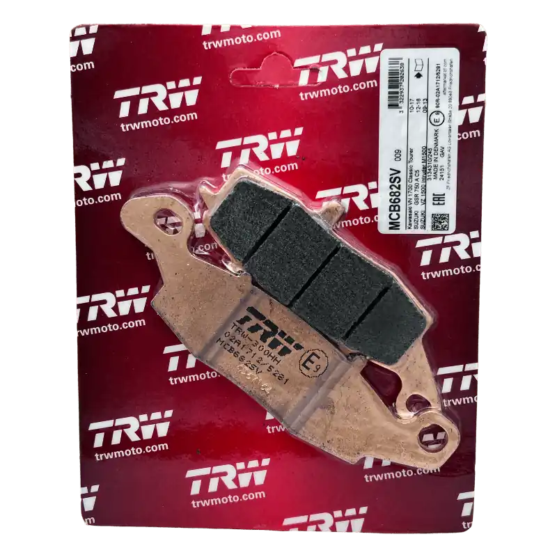 Echt TRW Lucas Bremsbeläge MCB682SV Sinter ECE R90 Vorne