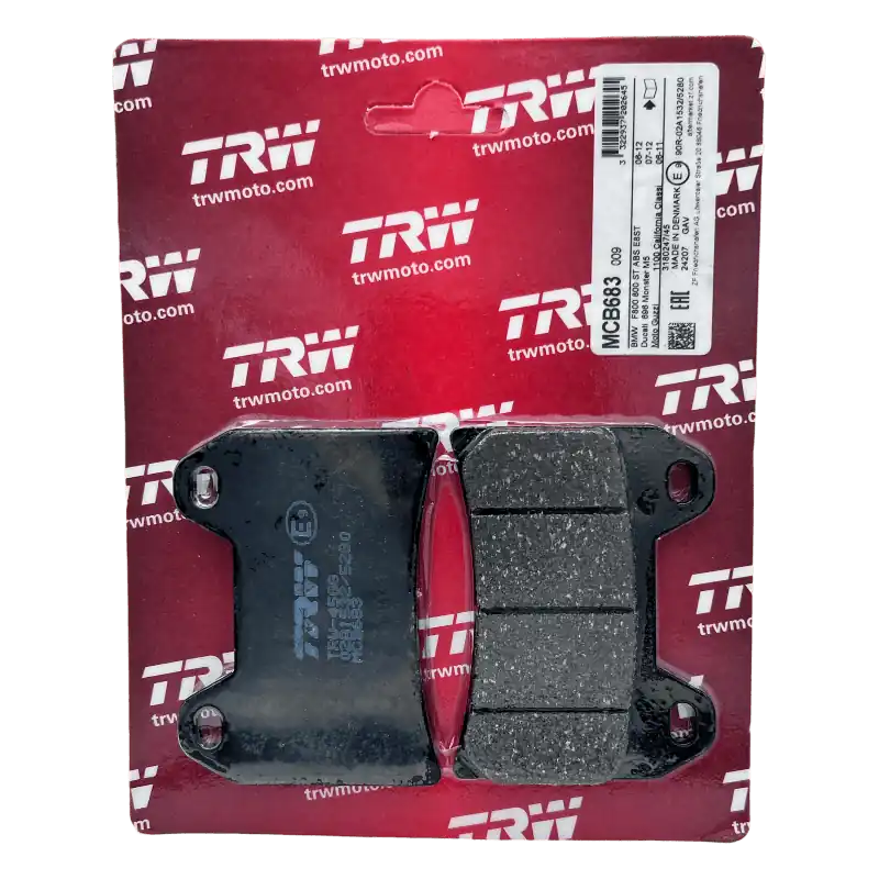 Sofort Bestellen TRW Lucas Bremsbeläge MCB683 Organisch ECE R90 Vorne