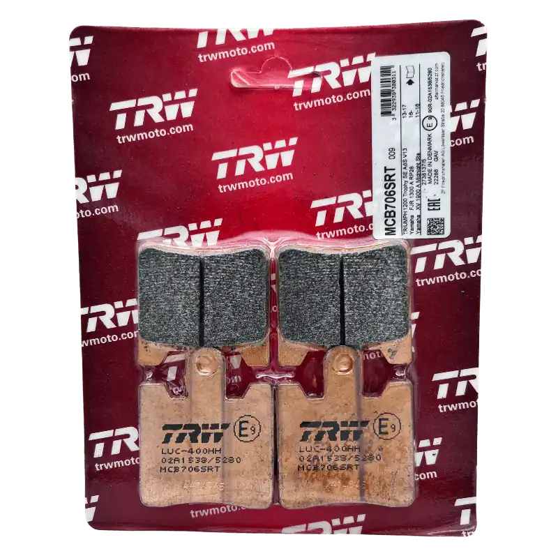 Direktkauf TRW Lucas Bremsbeläge MCB706SRT Sinter ECE R90 Vorne