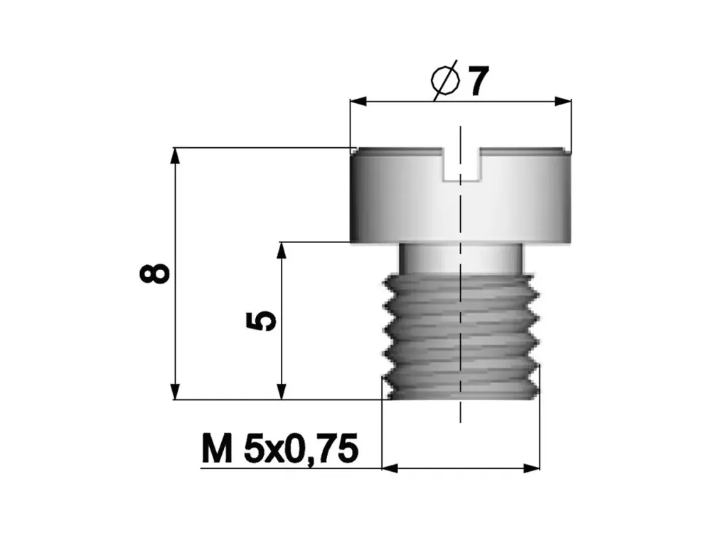 Vergaser Hauptdüse Polini 5mm für Dellorto Vergaser - 82 Direktkauf
