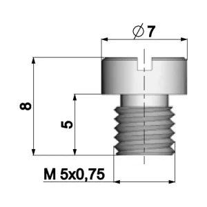 Direktkauf Vergaser Hauptdüse Polini 5mm für Dellorto Vergaser - 88