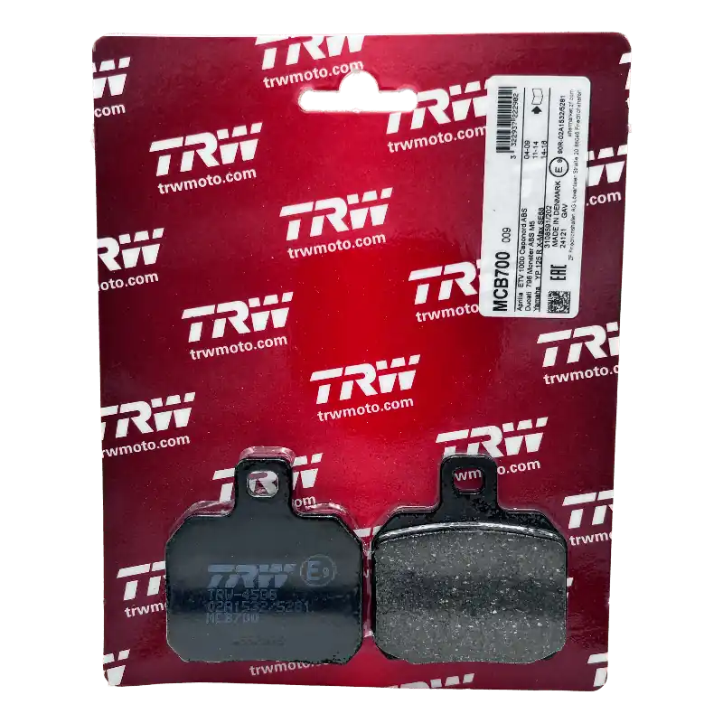 TRW Lucas Bremsbeläge MCB700 Organisch ECE R90 Hinten Schneller Versand